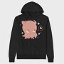 Kawaii Flap Jack Octopus, Hanorac Oversize Barbati (Unisex)