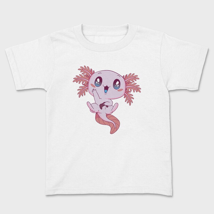 Kawaii Gaming Axolotl Gamer, Tricou Copii