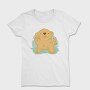 Kawaii Golden Retriever Dog, Tricou Femei
