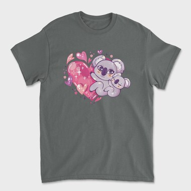 Kawaii Koala Anime Animals, Tricou Barbati (Unisex)