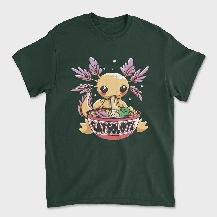 Kawaii Ramen Axolotl, Tricou Barbati (Unisex)