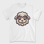 Kawaii Sheep Face, Tricou Barbati (Unisex)