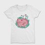 Kawaii Strawberry Happy Frog, Tricou Femei