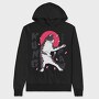 Kung Fu Karate Cat, Hanorac Oversize Barbati (Unisex)