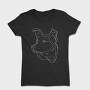 Labrador Dog Constellation Laika, Tricou Femei