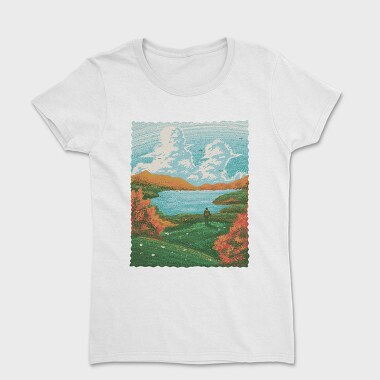 Lake Sight Painting, Tricou Femei