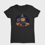 Halloween Pumpkin Train King, Tricou Femei