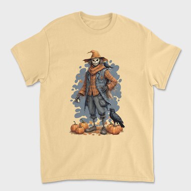 Halloween Scary Scarecrow, Tricou Barbati (Unisex)
