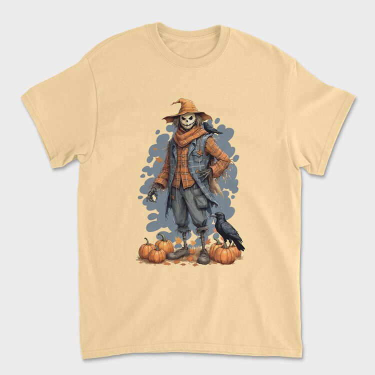 Halloween Scary Scarecrow, Tricou Barbati (Unisex)