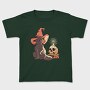 Halloween Witch Cat, Tricou Copii