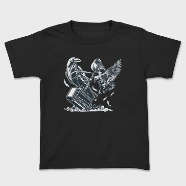 Hammer And Crow Birds Crown, Tricou Copii