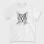 Hand Drawn Cat, Tricou Barbati (Unisex)