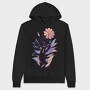 Hands Holding Leaves And Flowers Plants 08, Hanorac Oversize Barbati (Unisex)