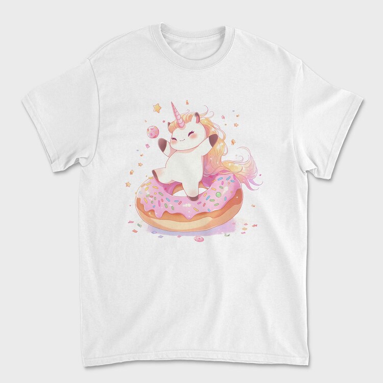 Happy Unicorn Donut, Tricou Barbati (Unisex)