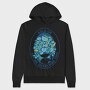 Head With Plants Overthink Hold On, Hanorac Oversize Barbati (Unisex)