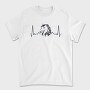 Heartbeat Horse, Tricou Barbati (Unisex)