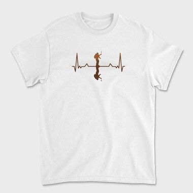 Heartbeat Mountaineer Heartbea, Tricou Barbati (Unisex)