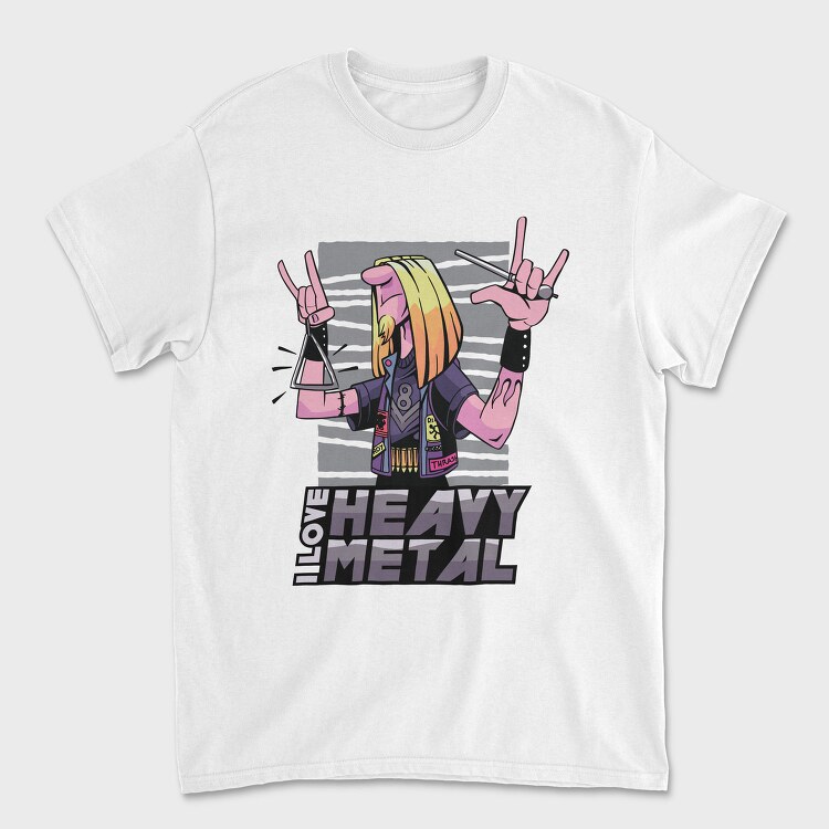 Heavy Metal Triangle Triangule, Tricou Barbati (Unisex)