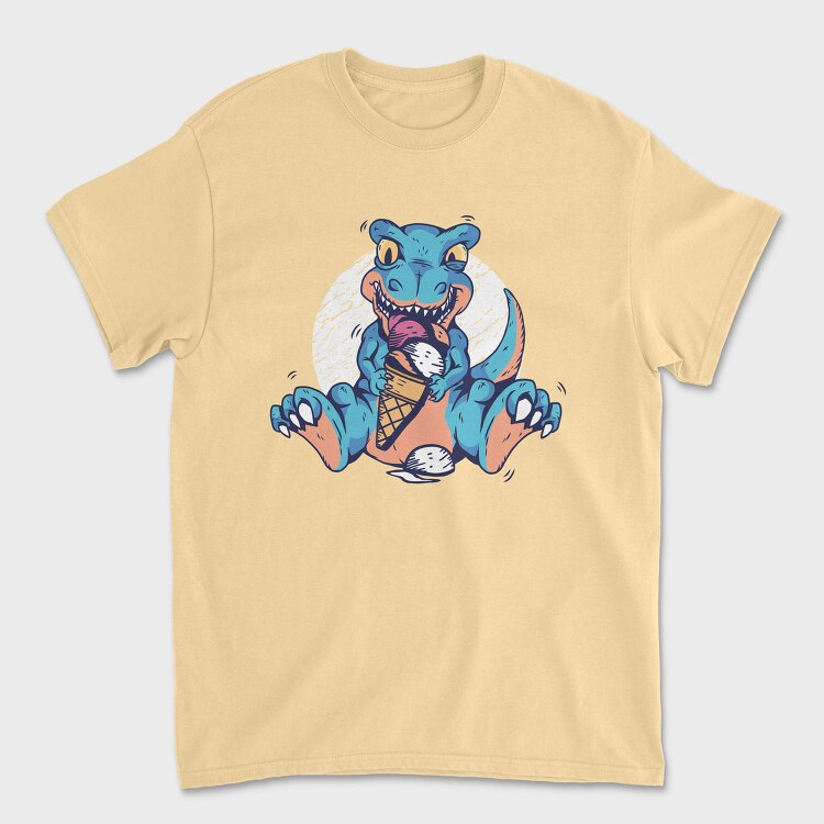 T Rex Ice Cream, Tricou Barbati (Unisex)