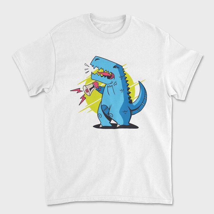 T Rex Megaphone Loud, Tricou Barbati (Unisex)