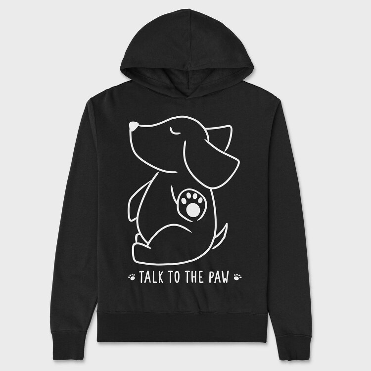Talk To The Paw, Hanorac Oversize Barbati (Unisex)