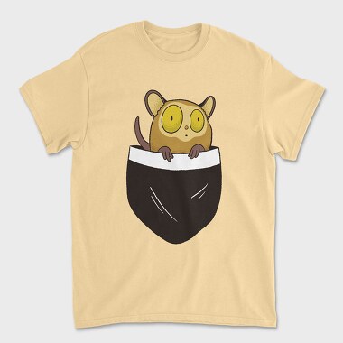 Tarsier Pocket, Tricou Barbati (Unisex)