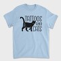 Tattoos And Cats, Tricou Barbati (Unisex)