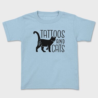 Tattoos And Cats, Tricou Copii