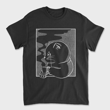 Tea Cat Chalk, Tricou Barbati (Unisex)