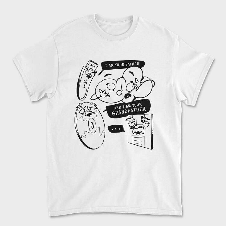 Technology Storage Cloud Usb Joke, Tricou Barbati (Unisex)