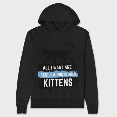 Tequila And Kittens, Hanorac Oversize Barbati (Unisex)