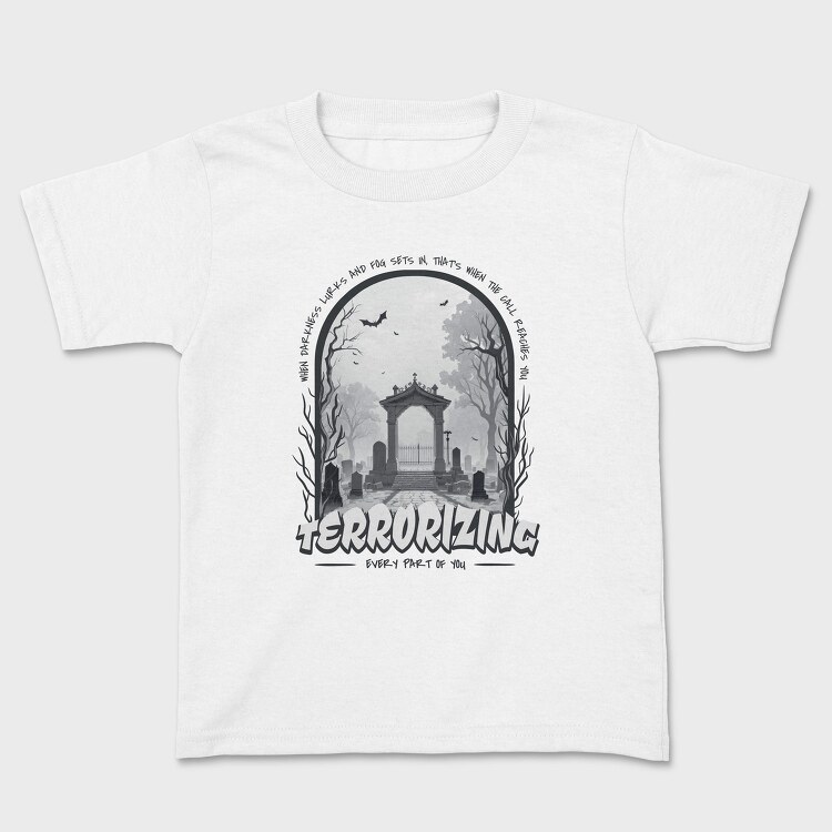 Terrorizing Graveyard When The Darkness, Tricou Copii