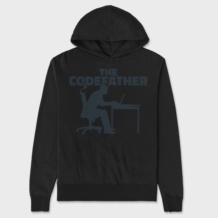 The Codefather Parody Programmer, Hanorac Oversize Barbati (Unisex)