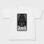 The Magician Tarot Card Cat, Tricou Copii