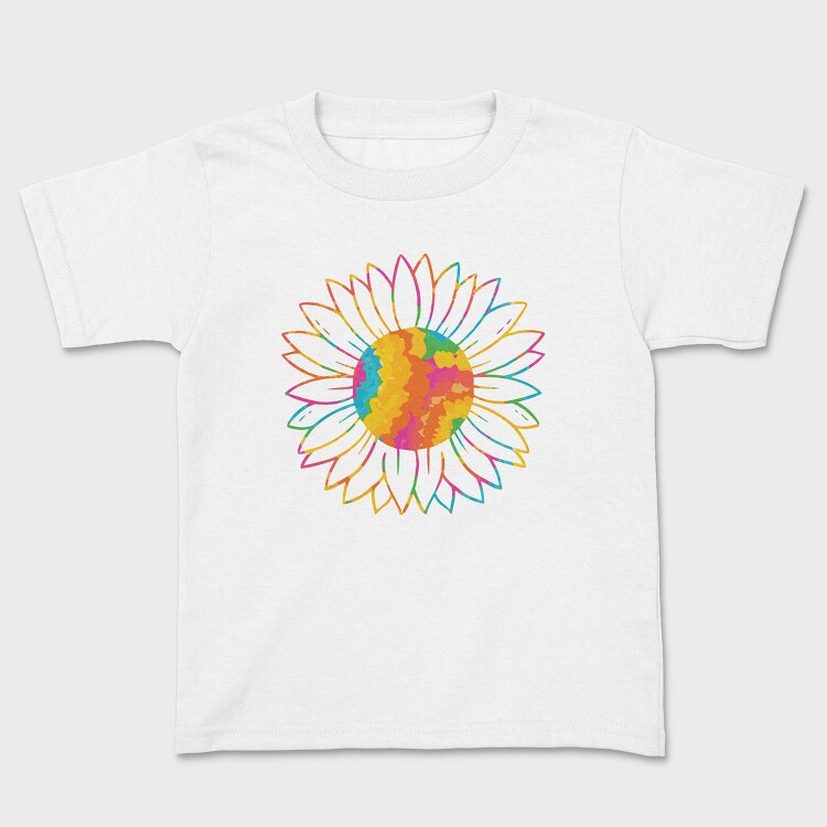 Tie Dye Sunflower, Tricou Copii