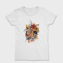 Tiger And Skull Abstract 001, Tricou Femei