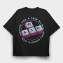 Moving Live a True Gamer, Tricou Oversize Barbati (Unisex)