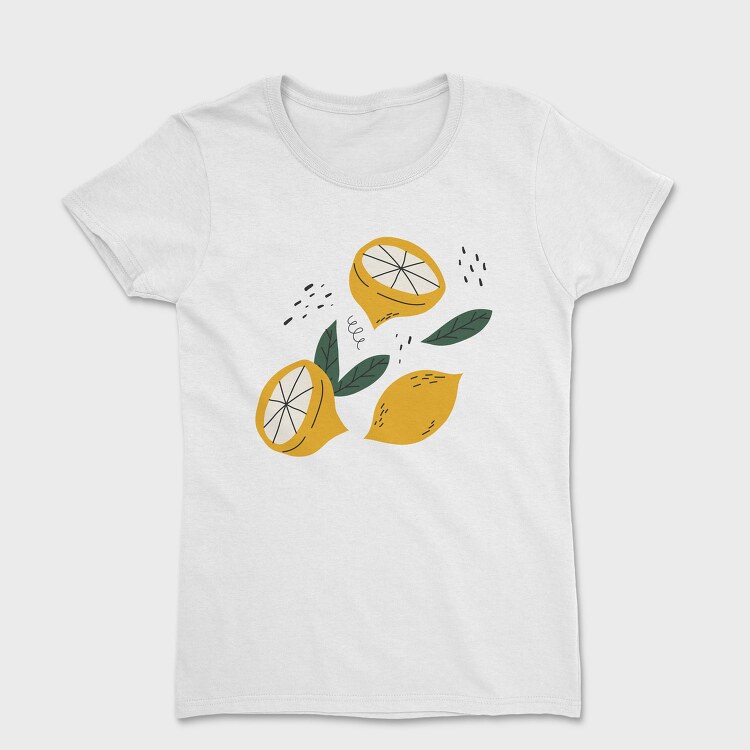 Lemons Fruit Tote, Tricou Femei