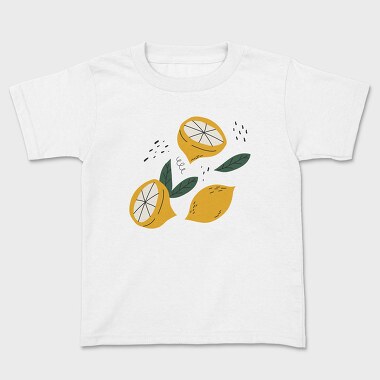 Lemons Fruit Tote, Tricou Copii