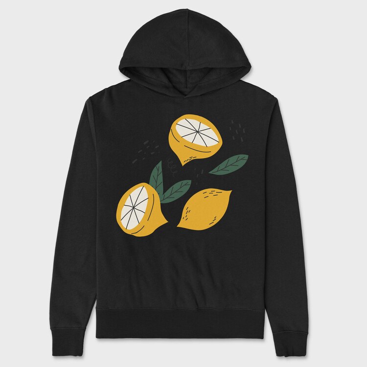 Lemons Fruit Tote, Hanorac Oversize Barbati (Unisex)