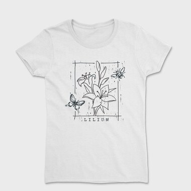 Lily Flowers Lilium Tote, Tricou Femei