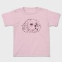 Line Stroke Cavalier Dog, Tricou Copii