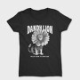 Lion Animal With Sunflower Head Flower, Tricou Femei