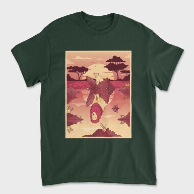 Lion Pool Reflection, Tricou Barbati (Unisex)