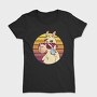 Llama Animal With Sunglasses, Tricou Femei