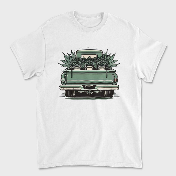 Loaded Truck With Weed Plants, Tricou Barbati (Unisex)