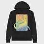 Loch Ness Cute Monster, Hanorac Oversize Barbati (Unisex)