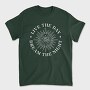 Lotus Flower Moon And Sun Line Art, Tricou Barbati (Unisex)
