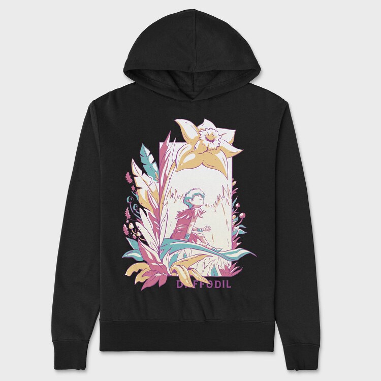 Magic Fairy In Flower Field Fairycore 06, Hanorac Oversize Barbati (Unisex)