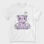 Pastel Goth Stuffed Cat, Tricou Barbati (Unisex)